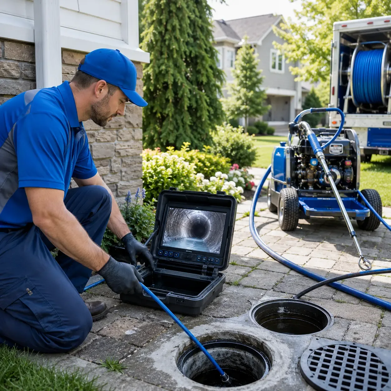 Outdoor drain cleaning professionals serving Remus, MI