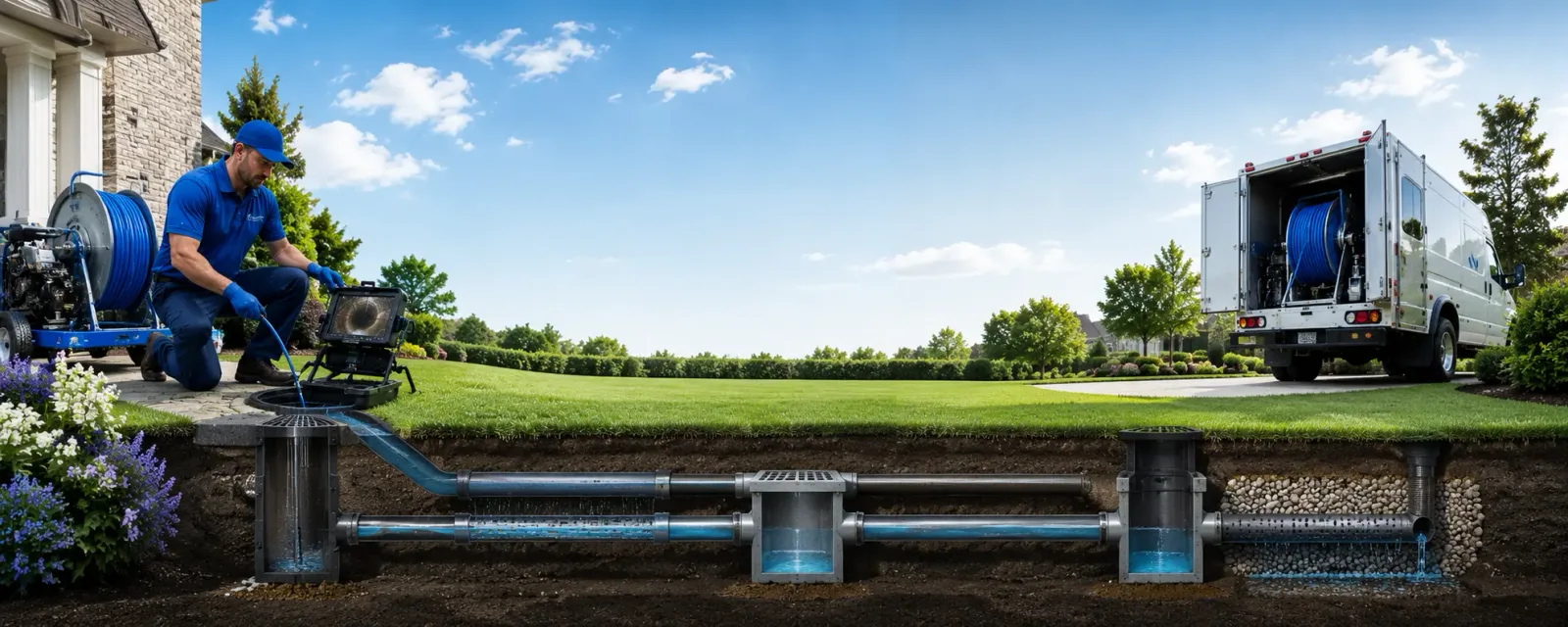 Outdoor drain cleaning information for Remus, MI