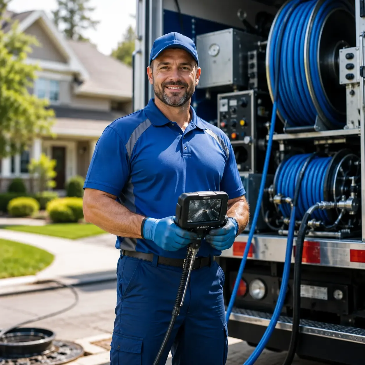 Local outdoor drain cleaning specialists in Remus, MI